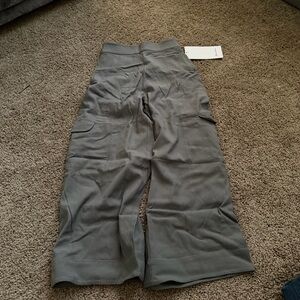lululemon green wide leg cargo